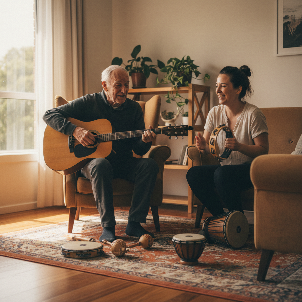 Music & Sound Therapy - NDIS respite therapeutic activity